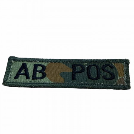 Blood Type Patch - AB+ Auscam
