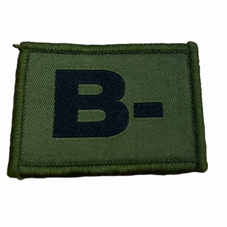 Blood Type Patch B- Olive