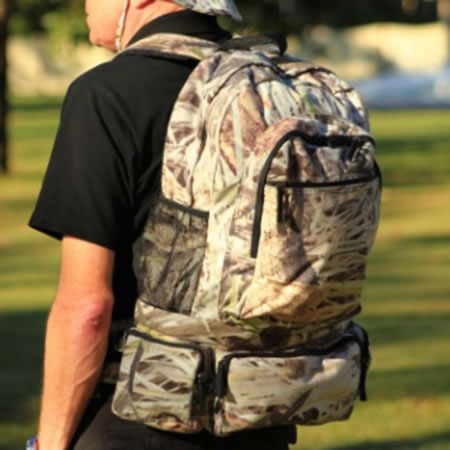 Stalker Backpack with Back Support - Koorangie Camo Fleece