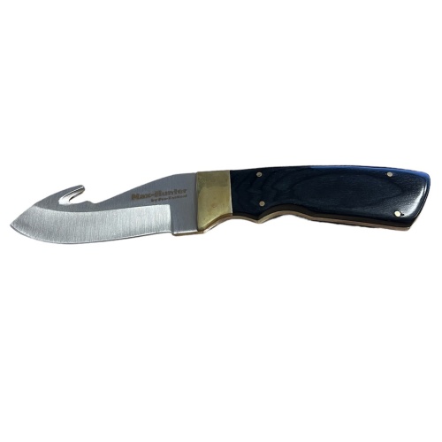 Guthook Hunting Knife with Leather Sheath