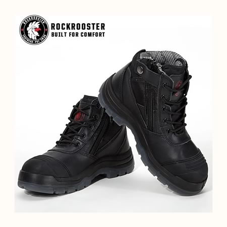 Crison Safety Work Boots Black