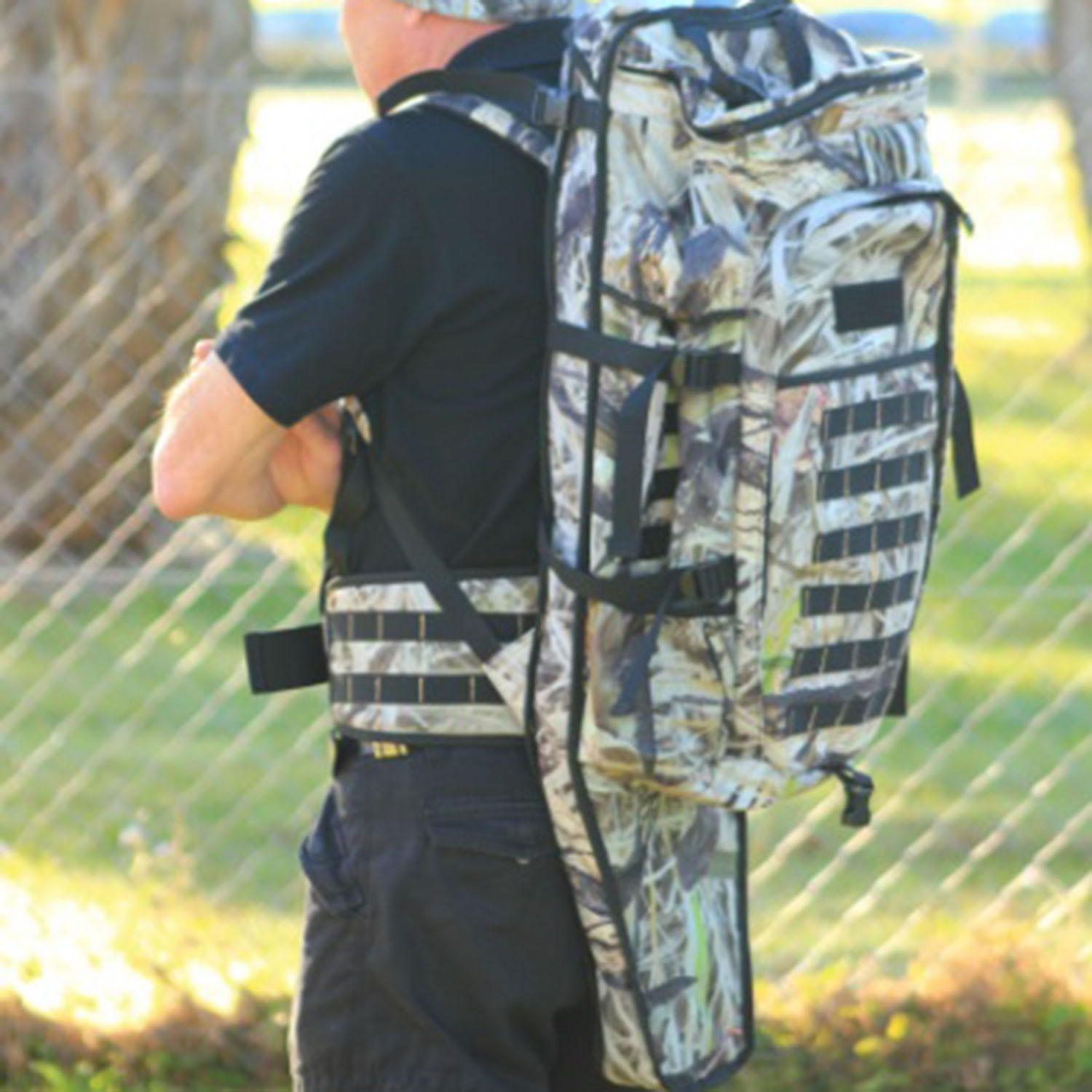 LBS Backpack with Rifle Carrying Compartment Koorangie Camo MaxHunter