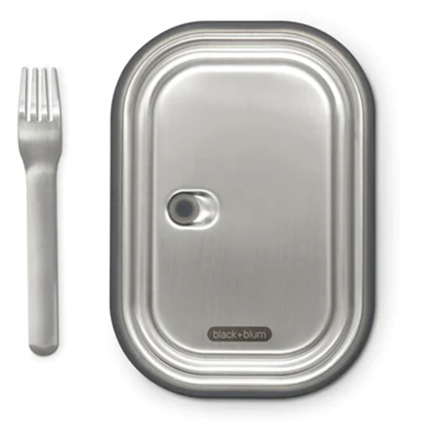 Stainless Steel 1L Lunch Box Black + Blum