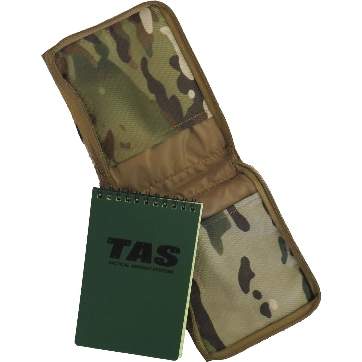 Military Notebook Cover + 50page Waterproof Notebook TAS