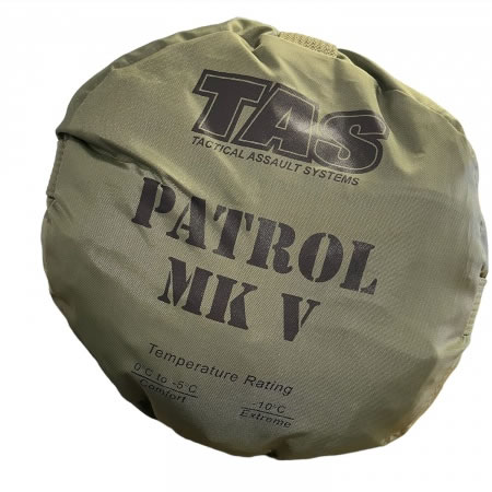 Patrol Olive Military Sleeping Bag - 8 Degrees