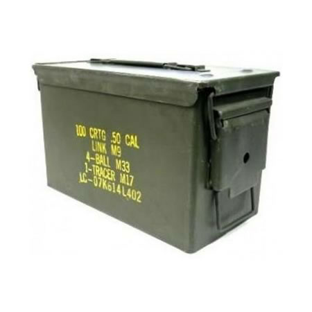 50 Cal Metal Ammo Box Used