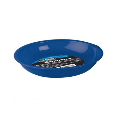 Plastic Camp Bowl Blue