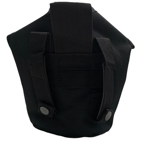 Military Canteen Pouch Black - Back