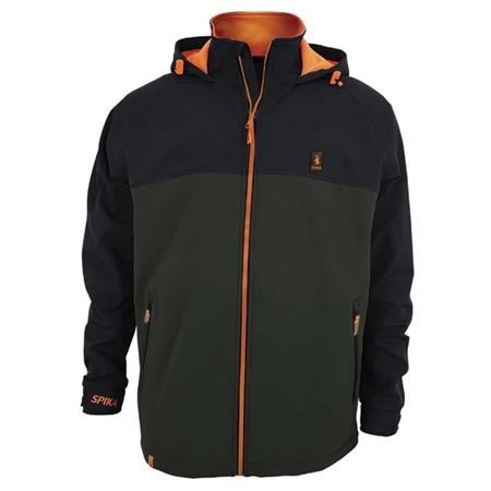 Mens Black Softshell Jacket