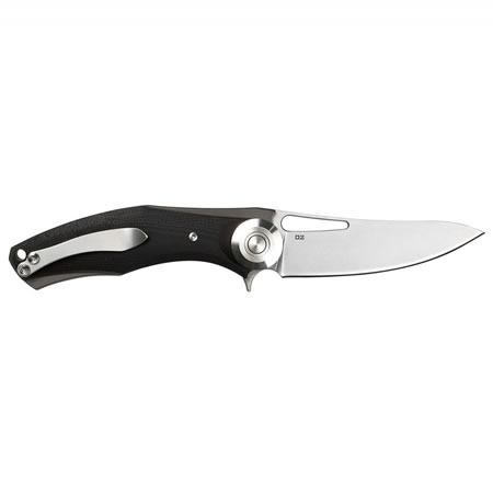 Black Handle Folding Knife