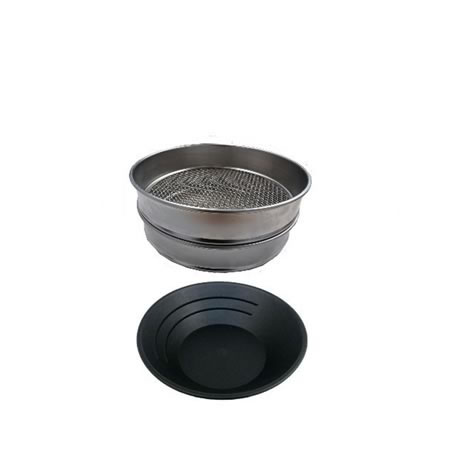 Sieve and Plastic Pan Combo