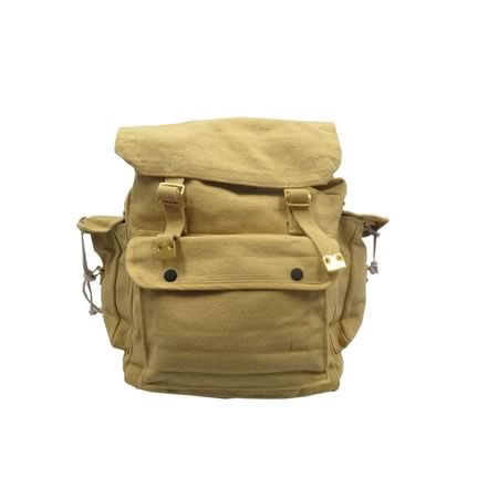 Canvas Webbing Backpack