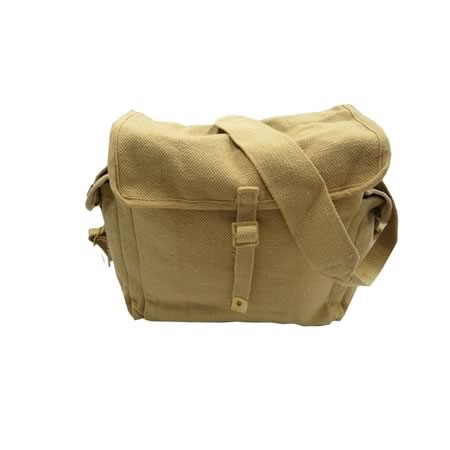 Canvas Shoulder Bag With Side Pockets WH-3