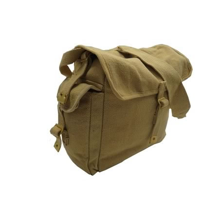 Canvas Shoulder Bag With Side Pockets WH-3