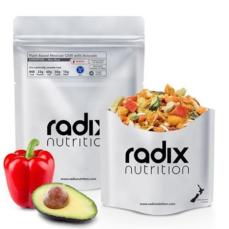 Expedition 800 Freeze Dried Meals - Mexican Chilli with Avocado