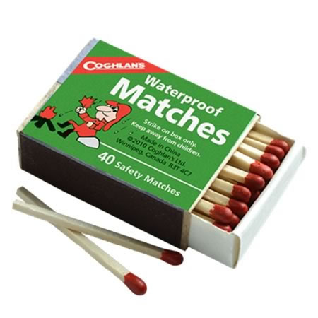 Waterproof Matches - 4 Pack