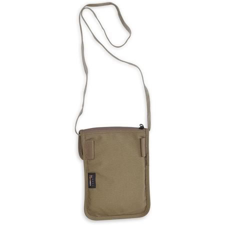 Neck Pouch ID Holder Back - Khaki 