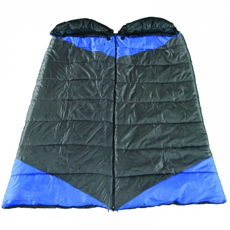 Happy Camper Twin Pack Hooded Sleeping Bag - 0 Degree