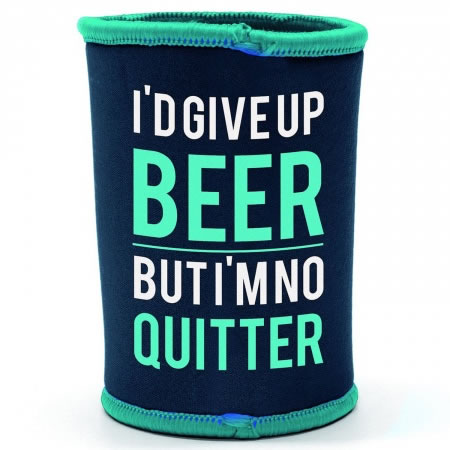 Novelty Stubby Cooler No Quitter