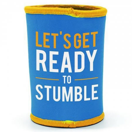 Novelty Stubby Cooler Ready Stumble 