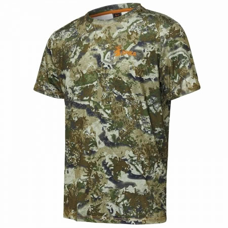 Mens Trail Biarri Camo T-Shirt S - 5XL