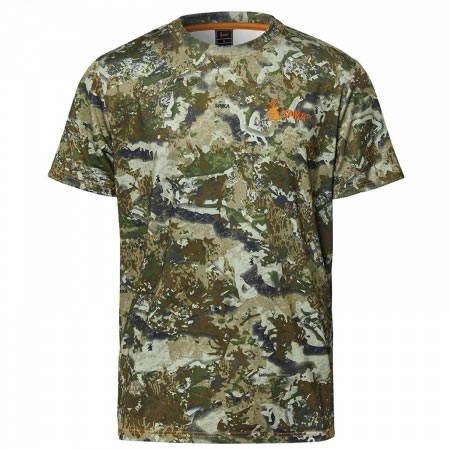 Mens Trail Biarri Camo T-Shirt S - 5XL