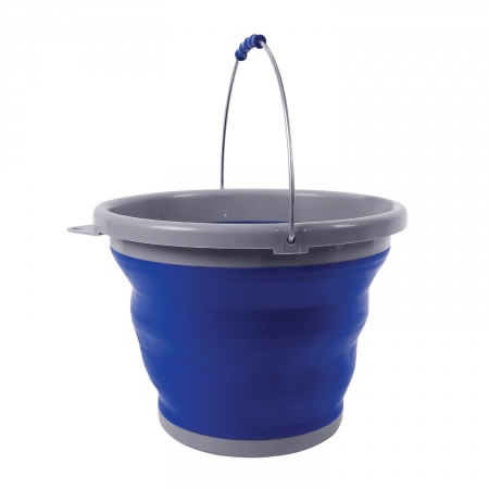 Folding Bucket 10L - Navy