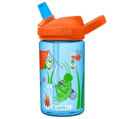 Eddy+ .4L Kids Water Bottle - Camping Bugs