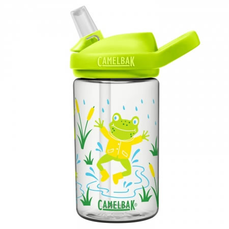 Eddy+ .4L Kids Water Bottle - Jumping Frogs