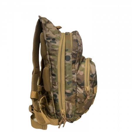 Australian Multicam 1207 Hydration Pack + 2L Bladder - Side View