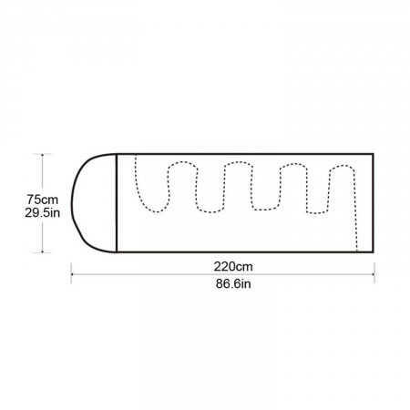 Oasis Hooded Sleeping Bag 18ºC Size 