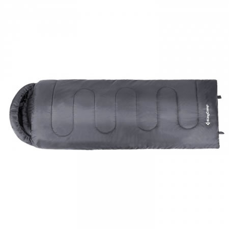 Oasis Hooded Sleeping Bag 18ºC Grey