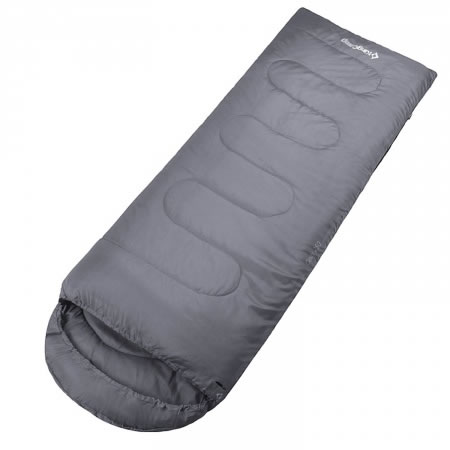 Oasis Hooded Sleeping Bag 18ºC grey