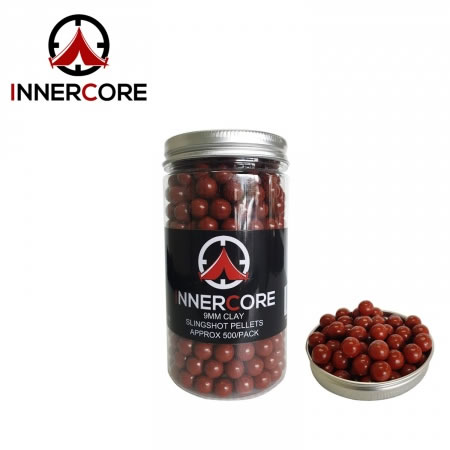 9mm Clay Slingshot Pellets 500 Pack