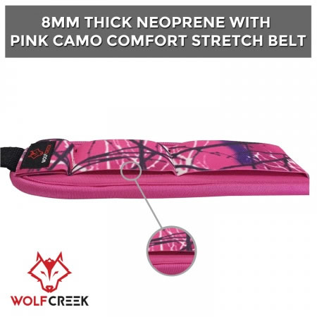 Pink Camo Comfort Stretch Gun Sling w Swivels