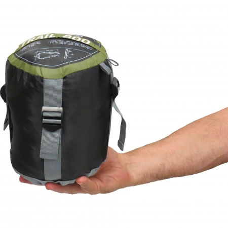 Trail 800 Compact 15 Degrees Sleeping Bag Green