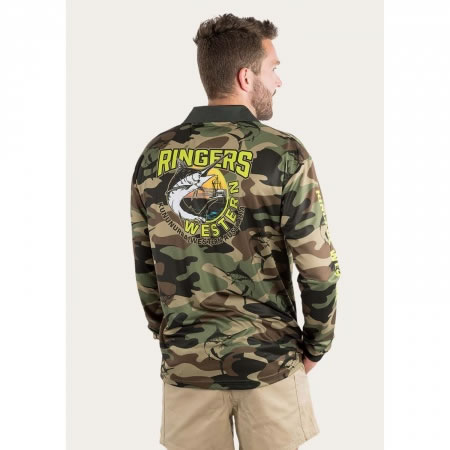 Fishing Jersey Shirt - Stealth Camo