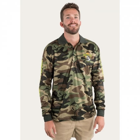 Fishing Jersey Shirt - Stealth Camo