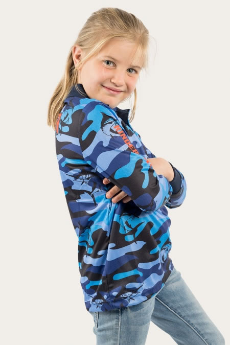 Kids Fishing Jersey Stealth