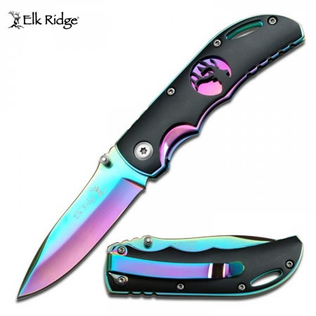 Rainbow Folder Pocket Knife