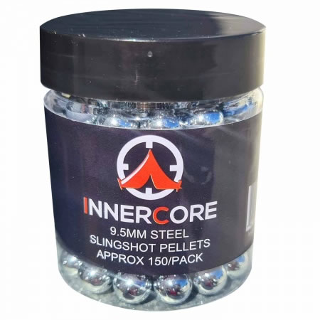 Silver Sling Shot Pellets - 9.5mm