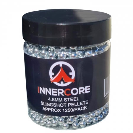 Silver Sling Shot Ammo Pellets - 4.5mm