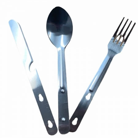 Stainless Steel Knife, Fork, Spoon Set