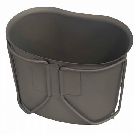 Military Style Stainless Steel Kidney Cup