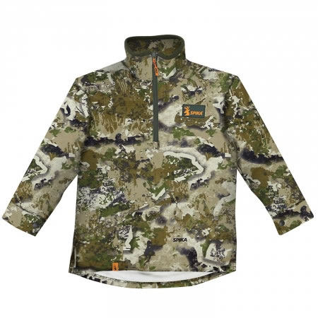 Kids Long Sleeve Tracker Shirt Biarri Camo