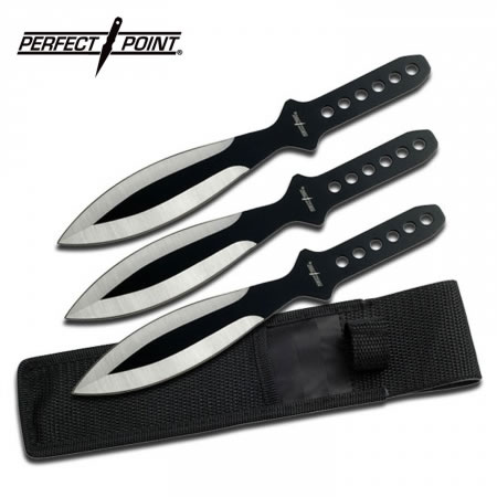 Black & Silver Throwing Knives
