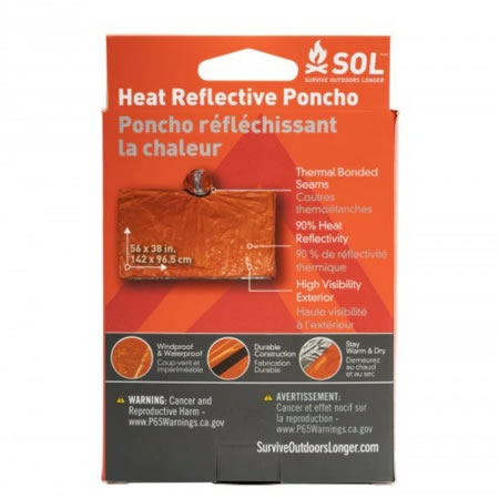 Heat Reflective Poncho