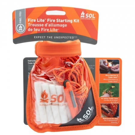 Fire Starting Kit in Dry Bag