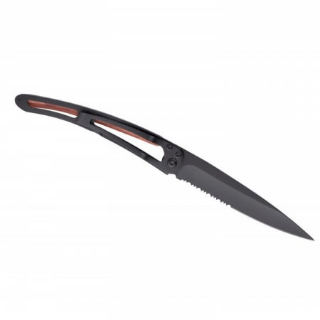 Serrated Black Coral 37g Folding Knife