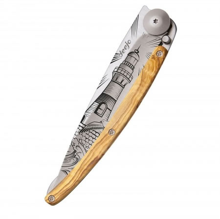 Tattoo Lighthouse Folding Knife 37g